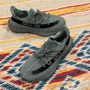 adidas Mens Yeezy Boost 350 V2  in “jade ash”